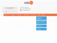 Tablet Screenshot of indiaeta.com